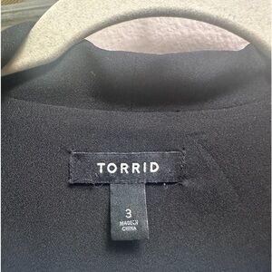 Black Blazer Torrid Size 3